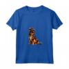 Donna Mastino Tibetano Maglietta con Collo a V - Illustrazione Canina Unica - Leggera e Comoda