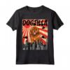 Divertente Retrò Giapponese Dogzilla Tibetano Mastino Maglietta - Regalo Unico per Amanti dei Cani e Animali Domestici