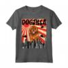 Divertente Retrò Giapponese Dogzilla Tibetano Mastino Maglietta - Regalo Unico per Amanti dei Cani e Animali Domestici
