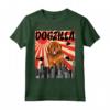Divertente Retrò Giapponese Dogzilla Tibetano Mastino Maglietta - Regalo Unico per Amanti dei Cani e Animali Domestici