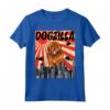 Divertente Retrò Giapponese Dogzilla Tibetano Mastino Maglietta - Regalo Unico per Amanti dei Cani e Animali Domestici