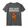 Il Cane Susurra Mastino Tibetano Maglietta - Regalo Divertente per Amanti dei Cani - Indumento con il Detto Tibetan Mastiff Whisperer