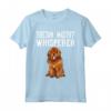 Il Cane Susurra Mastino Tibetano Maglietta - Regalo Divertente per Amanti dei Cani - Indumento con il Detto Tibetan Mastiff Whisperer