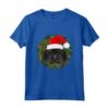 Cane Mastino Tibetano Babbo Natale Buon Natale Cani Maglietta - Abbigliamento divertente per amanti del Natale e del cane mastino tibetano