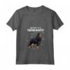 Donna Anatomia Di Un Mastino Tibetano Maglietta con Collo a V - Divertente Design - Ideale per Amanti dei Cani
