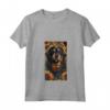 Donna Mastino Tibetano Occidentale Boho Maglietta Floreale - Ideale per gli Amanti dei Cani e dello Stile Boho