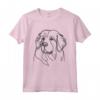 Line Art Dad Mom Dog - Mastino Tibetano Maglietta Minimalist per Compleanno e Natale - Acquista Design Cani