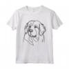 Line Art Dad Mom Dog - Mastino Tibetano Maglietta Minimalist per Compleanno e Natale - Acquista Design Cani