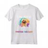Mondo colorato Mastino Tibetano - Maglietta divertente per amanti dei cani - Ideale per Compleanno o Natale