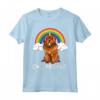 Unicorno Arcobaleno Mágico Mastino Tibetano Maglietta - Regalo Divertente per Amanti dei Cani - Design Rainbow Tibetan Mastiff Ew People Unicorn Dog