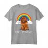 Unicorno Arcobaleno Mágico Mastino Tibetano Maglietta - Regalo Divertente per Amanti dei Cani - Design Rainbow Tibetan Mastiff Ew People Unicorn Dog