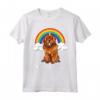 Unicorno Arcobaleno Mágico Mastino Tibetano Maglietta - Regalo Divertente per Amanti dei Cani - Design Rainbow Tibetan Mastiff Ew People Unicorn Dog