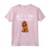 Solo Ragazza Che Ama Cani Mastino Tibetano - Maglietta Divertente - Regalo per Amanti dei Cani