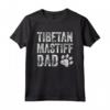 Retro tibetano Mastino Papà - Maglietta Amanti del Mastino Tibetano - Ideale per la Festa del Papà, Compleanno o Natale