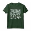 Retro tibetano Mastino Papà - Maglietta Amanti del Mastino Tibetano - Ideale per la Festa del Papà, Compleanno o Natale