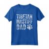 Retro tibetano Mastino Papà - Maglietta Amanti del Mastino Tibetano - Ideale per la Festa del Papà, Compleanno o Natale