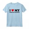 I Heart Dog Dad Mom - Amo il Mastino Tibetano Maglietta - Perfetto per Feste e Regali per Amanti dei Cani