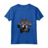 Donna Mastino Tibetano Paw Mountain Design Cane Mamma Papà Maglietta con Collo a V - Regalo per Amanti dei Cani - Ideale per Natale, Ringraziamento o Compleanni