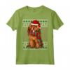 Ugly Christmas Mastino Tibetano Natale Maglietta - Design Divertente per Amanti dei Cani - Regalo Unico per Natale