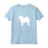 Tibetano Mastino Cane Bianco Silhouette Maglietta - Design Originale Mastino Tibetano di Miller Sye - Ideale per Proprietari di Cani