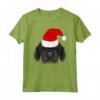 Mastino Tibetano in Cappello di Babbo Natale - Maglietta Divertente per Natale con Grafica Natalizia - Ideale per Amanti dei Cani