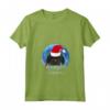 Donna Babbo Natale Mastino Tibetano Buon Natale - T-shirt Collo a V per Amanti dei Cani - Regalo Divertente per le Festività