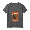 Divertente tibetano mastino Natale cattivo Vintage Maglietta con Collo a V - Regalo per Amanti dei Cani