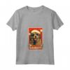 Divertente tibetano mastino Natale cattivo Vintage Maglietta con Collo a V - Regalo per Amanti dei Cani