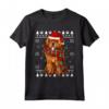 Cappello Natale Mastino Tibetano Ugly Christmas Maglietta - Ideale Regalo per Amanti dei Cani a Natale