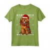 Cappello Natale Mastino Tibetano Ugly Christmas Maglietta - Ideale Regalo per Amanti dei Cani a Natale