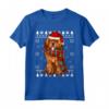 Cappello Natale Mastino Tibetano Ugly Christmas Maglietta - Ideale Regalo per Amanti dei Cani a Natale