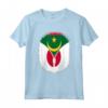 Mauritania Giappone Bandiera Mauritania Giapponese Cerniera Maglietta - Orgoglio Mauritano-Giapponese - Regalo per Feste e Celebrazioni