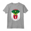 Mauritania Giappone Bandiera Mauritania Giapponese Cerniera Maglietta - Orgoglio Mauritano-Giapponese - Regalo per Feste e Celebrazioni