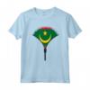 Camicia con Bandiera della Mauritania - Maglietta con Cerniera Mauritana - Ideale Regalo per chi Ama la Mauritania