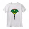 Camicia con Bandiera della Mauritania - Maglietta con Cerniera Mauritana - Ideale Regalo per chi Ama la Mauritania