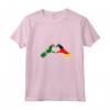Donna Bandiera Mauritania Germania - Cuore Tedesco della Mauritania Maglietta con Collo a V - Idea Regalo per Orgoglio Misto