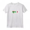 Mauritania Italia Vintage Bandiera Battito Cuore Mauritana Maglietta - Cuore Italiano, Radici Mauritane