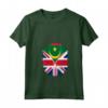 Donna Bandiera della Mauritania con Cerniera Britannica Maglietta Collo a V - Cuore della Mauritania Britannica - Grande Regalo Mix Heritage Design