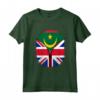 Bandiera della Mauritania con Cerniera Britannica - Maglietta Cuore Mauritania Britannica Regno Unito Heritage Mix - Regalo Perfetto per Uomini, Donne e Bambini