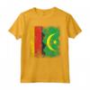 Radici della Mauritania - Mezza Bandiera Tedesca T-shirt | Abbigliamento Patriottico