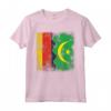 Radici della Mauritania - Mezza Bandiera Tedesca T-shirt | Abbigliamento Patriottico