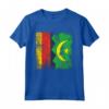 Radici della Mauritania - Mezza Bandiera Tedesca T-shirt | Abbigliamento Patriottico