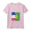 Donna Radici della Mauritania | Mezza bandiera francese | Francia Mauritania Maglietta con Collo a V - Ideale per Uomini, Donne e Bambini - Regalo Orgoglioso per Mostrare le tue Radici