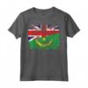 Regno Unito Mauritania Bandiere - Mauritanian British Roots Maglietta per Mostrare le Tue Radici - Abbigliamento con Bandiere