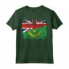 Regno Unito Mauritania Bandiere - Mauritanian British Roots Maglietta per Mostrare le Tue Radici - Abbigliamento con Bandiere
