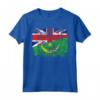 Regno Unito Mauritania Bandiere - Mauritanian British Roots Maglietta per Mostrare le Tue Radici - Abbigliamento con Bandiere