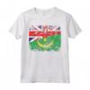 Regno Unito Mauritania Bandiere - Mauritanian British Roots Maglietta per Mostrare le Tue Radici - Abbigliamento con Bandiere