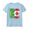 Radici MAURITANE | Mezza bandiera CANADESE | Maglietta Radici Mauritane Canada - Ideale come Regalo Patriotico