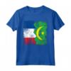 Radici della Mauritania | Mezza bandiera francese | Francia Mauritania Maglietta - Abbigliamento patriottico per uomini, donne e bambini
