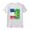 Radici della Mauritania | Mezza bandiera francese | Francia Mauritania Maglietta - Abbigliamento patriottico per uomini, donne e bambini